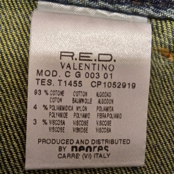 R.E.D. Valentino Denim Skirt New without tags - Picture 5 of 15